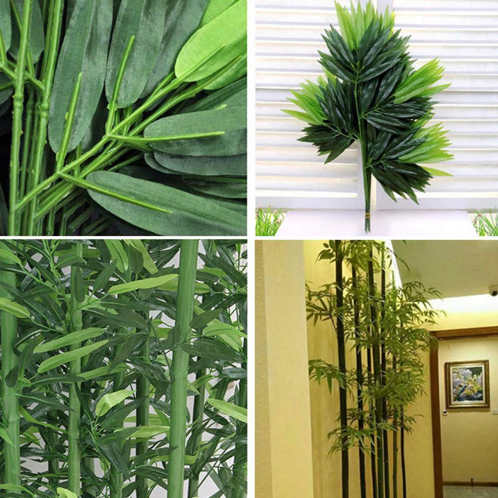 10pcs Artificial Green Bamboo  - Ficus Lyrata Tree 评论和价格