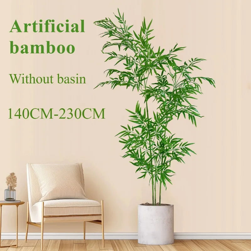 Artificial Bamboo Large Green  - Ficus Lyrata Tree 评论和价格