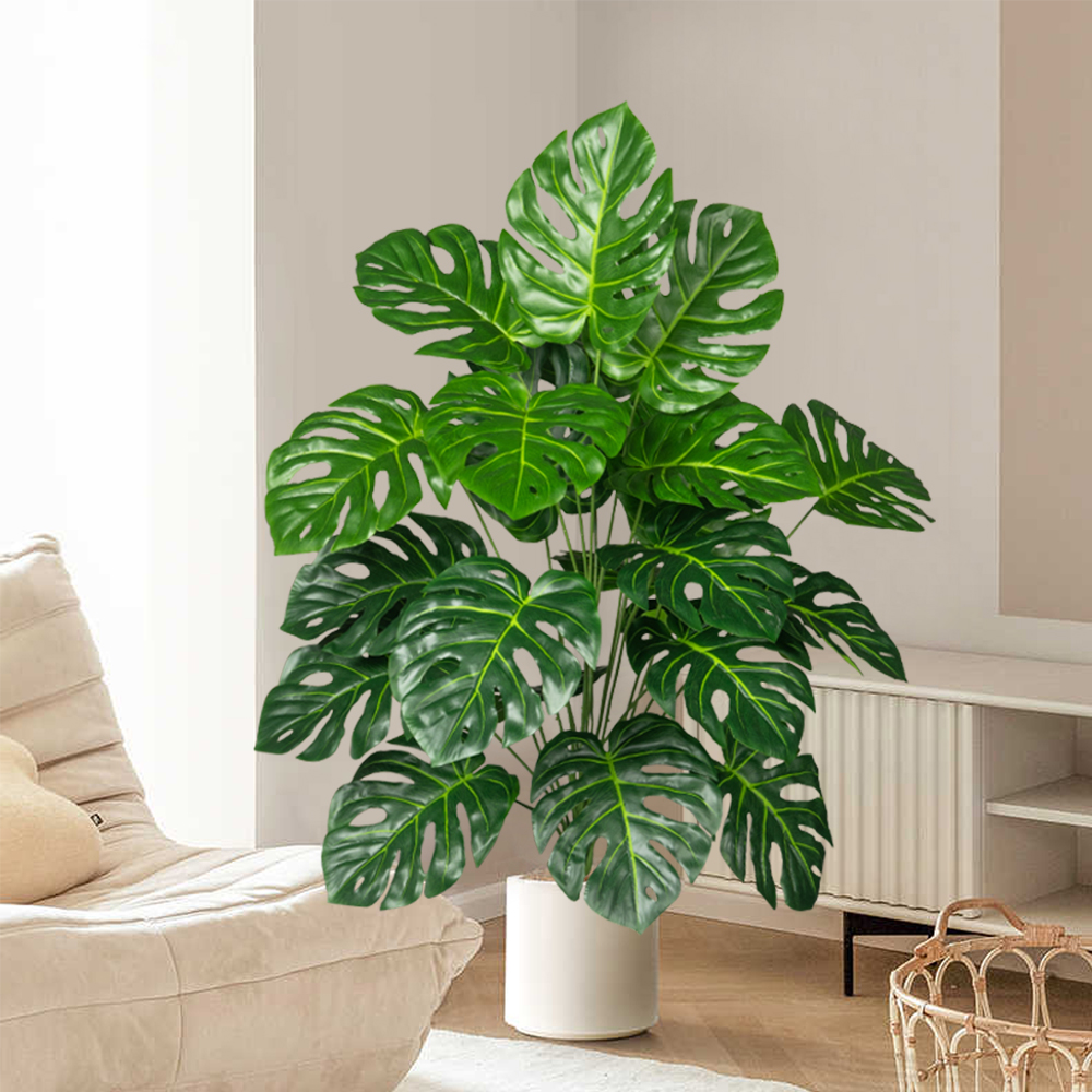 70-100cm Artificial Monstera T - Ficus Lyrata Tree 评论和价格